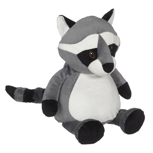 Kuscheltier Waschbär mit Namen bestickbar