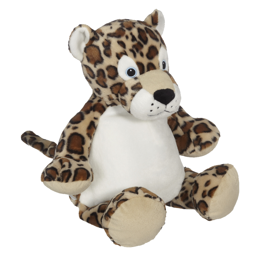 Kuscheltier Leopard mit Namen bestickbar