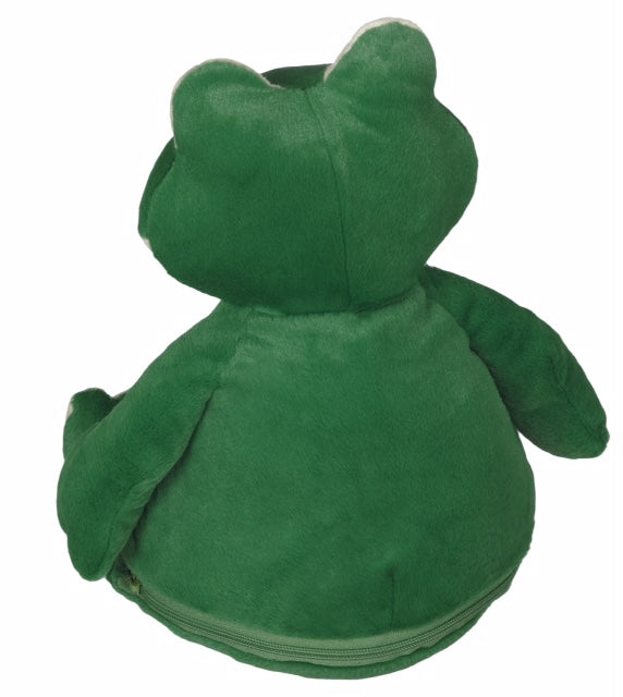 Kuscheltier Frosch mit Namen bestickbar