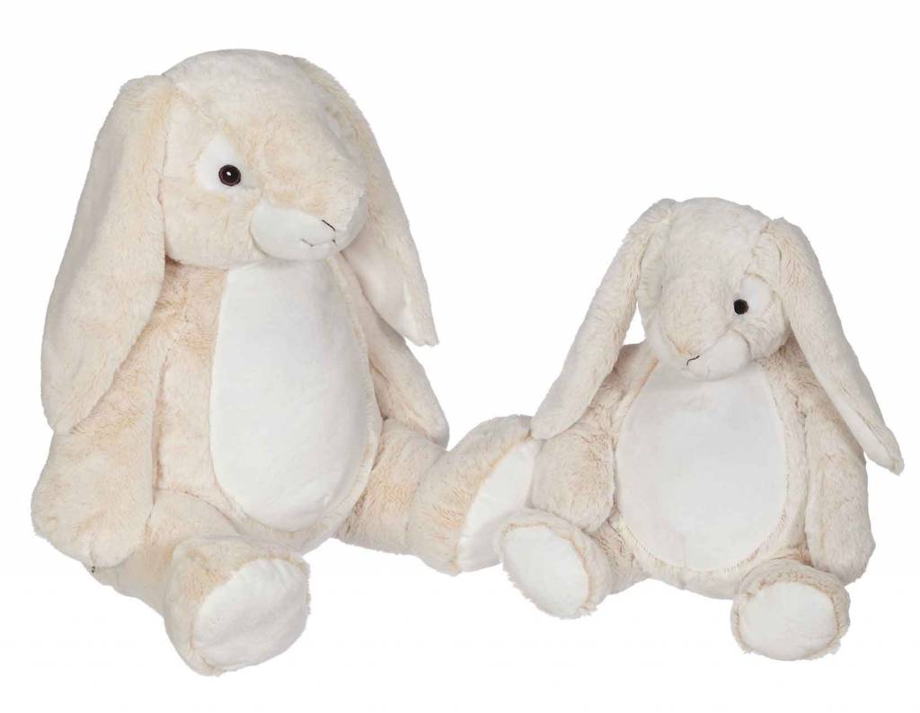 Kuscheltier Hase mit Namen bestickbar