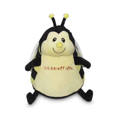 Kuscheltier Biene mit Namen bestickbar