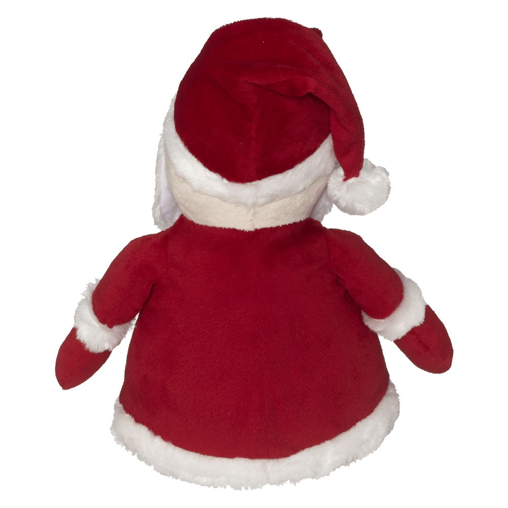 Kuscheltier Weihnachtsmann mit Namen bestickbar