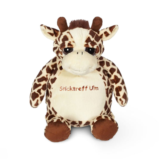 Kuscheltier Giraffe mit Namen bestickbar