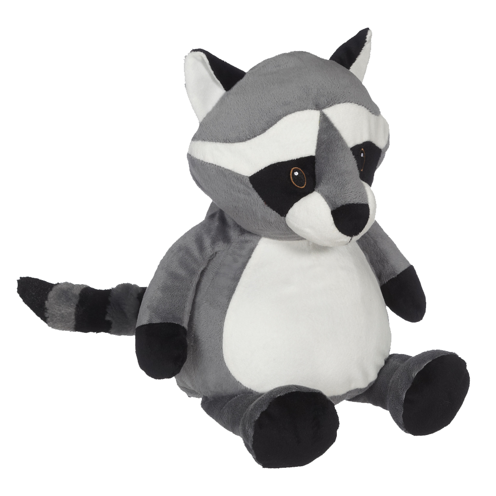 Kuscheltier Waschbär mit Namen bestickbar