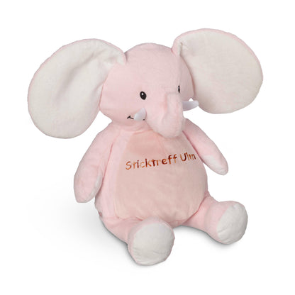 Kuscheltier Elefant mit Namen bestickbar