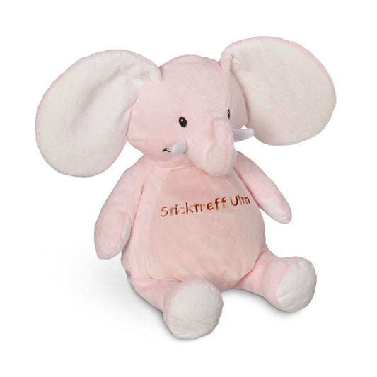 Kuscheltier Elefant mit Namen bestickbar