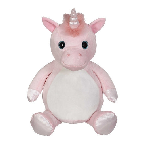 Kuscheltier Einhorn mit Namen bestickbar