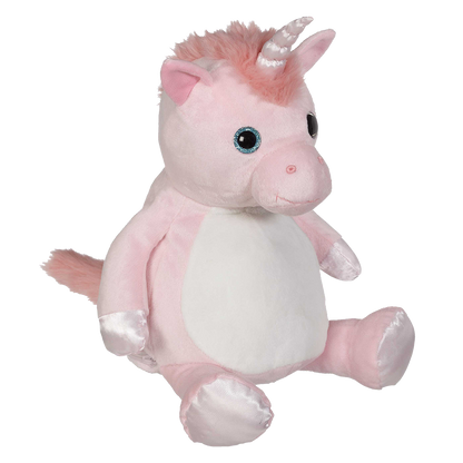 Kuscheltier Einhorn mit Namen bestickbar