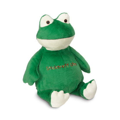 Kuscheltier Frosch mit Namen bestickbar
