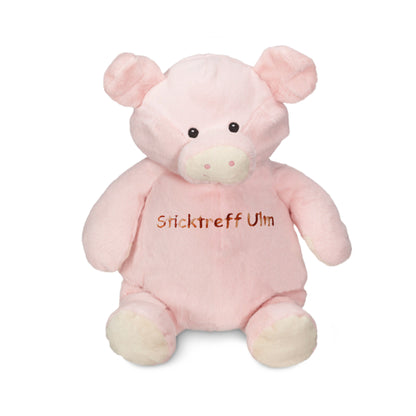 Kuscheltier Schwein mit Namen bestickbar