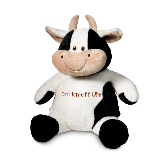 Kuscheltier Kuh mit Namen bestickbar