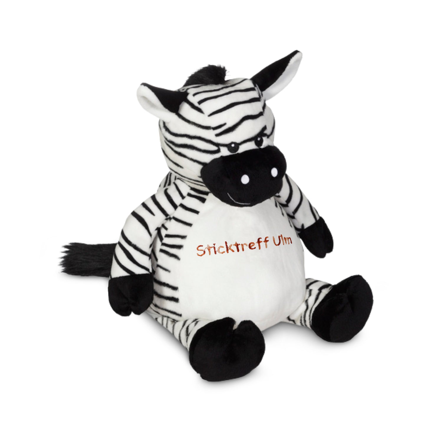 Kuscheltier Zebra mit Namen bestickbar