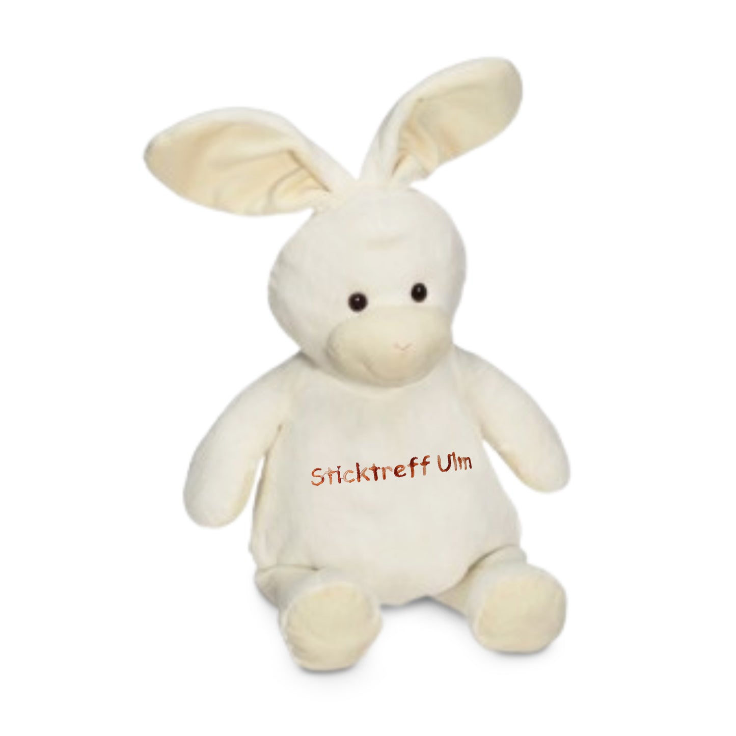 Kuscheltier Hase mit Namen bestickbar